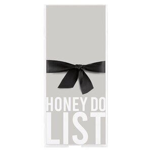Notepaper in Acrylic Tray - Honey Do List/NIB